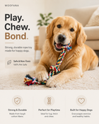 Woofana durable rope toy for dogs