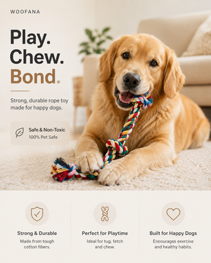 Woofana Strong Rope Tug Toy Set